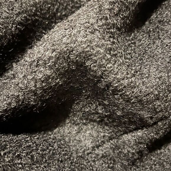 DKNY Stand-Collar Walker Coat Black Wool Single Breasted Small NWT - Picture 7 of 10